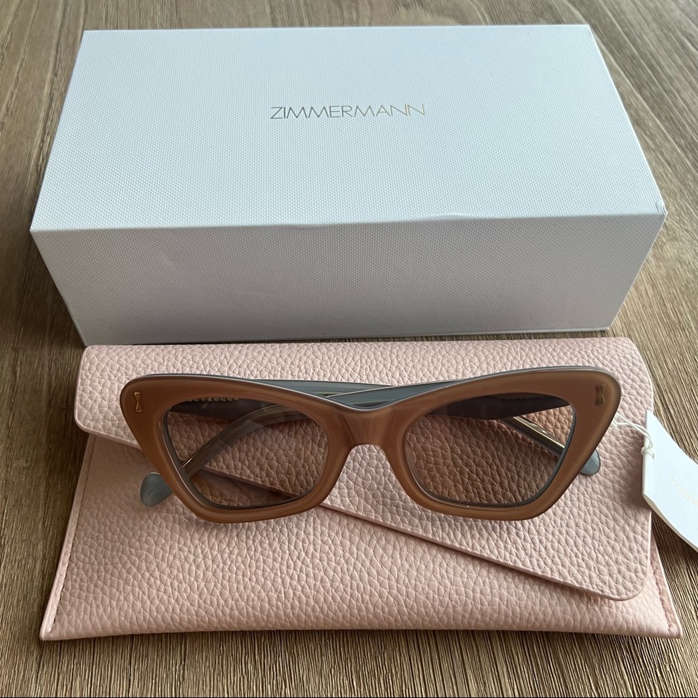 Zimmerman Cat Eye Sunglasses NWT